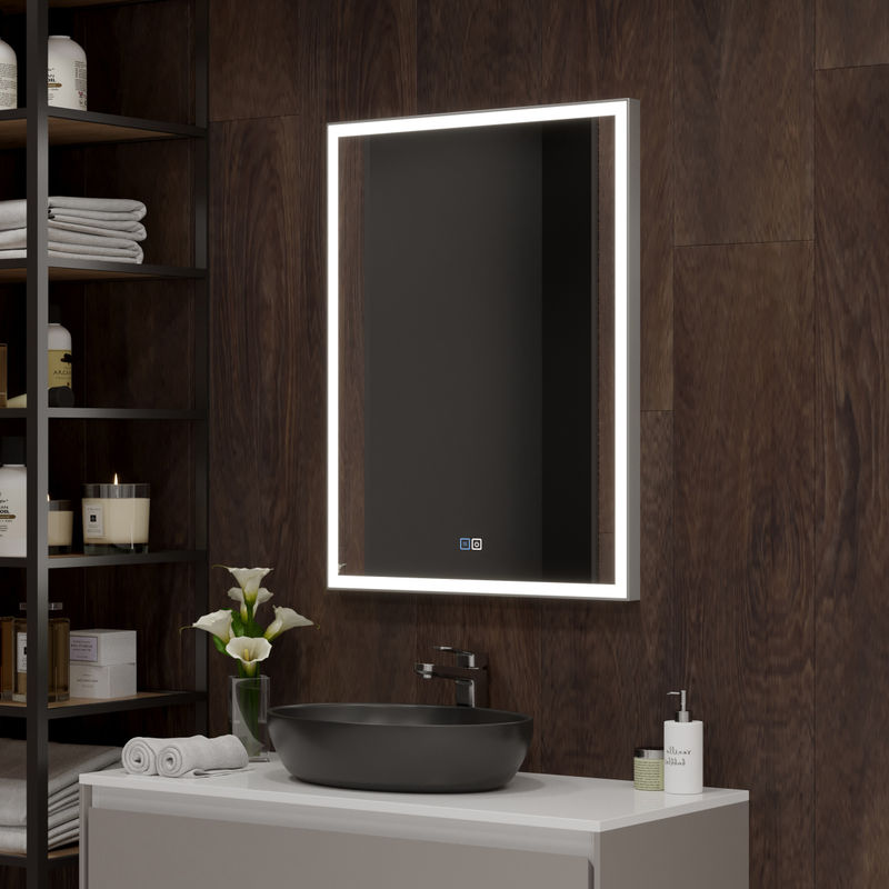 Зеркало Misty Веритате 600х800 Led холодная подсветка с подогревом / ВЕР-02-60/80-14