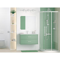 Тумба под раковину Brevita Verde 90 подвесная / Ver-09090-0102Я зеленая — 5