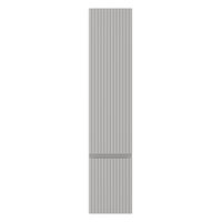 Шкаф-пенал для ванной Brevita Victory 35 универсальный правый / VIC-05035-500R серый шелк — 3