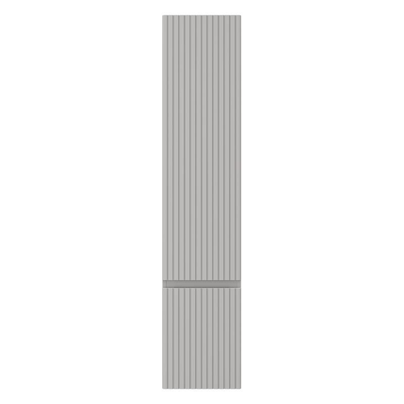 Шкаф-пенал для ванной Brevita Victory 35 универсальный правый / VIC-05035-500R серый шелк