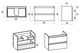 VICTORY - 70 Тумба подвесная с 2 ящ., белая матовая эмаль