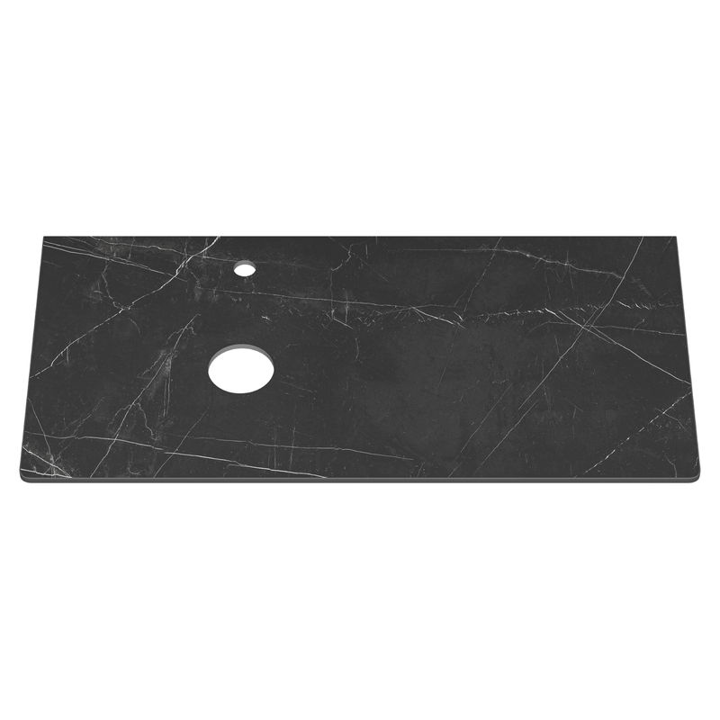 Столешница для ванной Brevita Misty Роял 100 см VS03-100 керамогранит черный