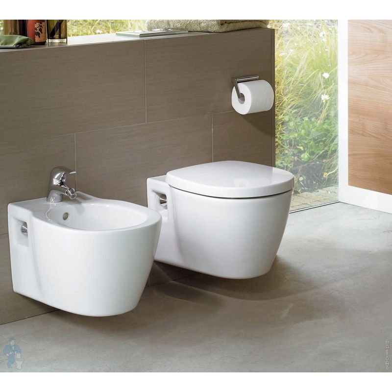 Унитаз подвесной с инсталляцией Ideal Standard Connect W220101 (E803501; E712701; E233267)