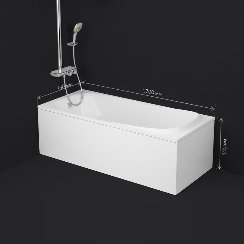 Акриловая ванна AM.PM Sensation W30A-170-075W-A 170×75