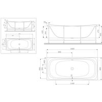 Акриловая ванна AM.PM Sensation W30A-180-080W-A 180×80 — 10