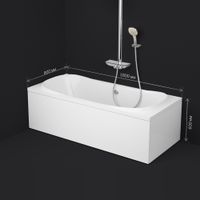 Акриловая ванна AM.PM Sensation W30A-180-080W-A 180×80 — 8