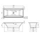 W52A-170-075W-A Inspire V2.0 Ванна акриловая 170х75 A0, шт