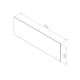 W52A-170-075W-P Inspire V2.0 панель фронтальная для ванны, 170х75 см, шт