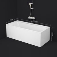 Акриловая ванна AM.PM Inspire V2.0 W52A-180-080W-A 180×80 — 8