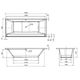 W52A-180-080W-A Inspire V2.0 Ванна акриловая 180х80 A0, шт