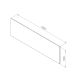 W52A-180-080W-P Inspire V2.0 панель фронтальная для ванны, 180х80 см, шт