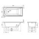 W72A-150-070W-A2 Ванна акриловая spirit 150x70, без слива/перелива