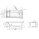 W72A-170-070W-A2 Ванна акриловая spirit 170x70, без слива/перелива
