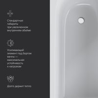 Акриловая ванна AM.PM Spirit W72A-170-075W-A2 170×75 — 6