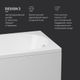 W72A-180-080W-A2 Ванна акриловая Spirit 180x80