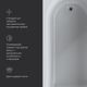W72A-180-080W-A2 Ванна акриловая Spirit 180x80