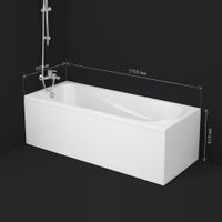 Акриловая ванна AM.PM Sense New W76A-170-070W-A 170×70 — 8