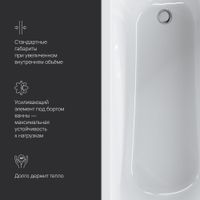 Акриловая ванна AM.PM Sense New W76A-170-070W-A 170×70 — 6