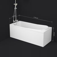 Акриловая ванна AM.PM Like W80A-170-070W-A 170×70 — 8