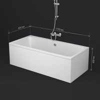 Акриловая ванна AM.PM Func W84A-170-080W-A 170×80 — 8