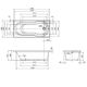 W88A-150-070W-A X-Joy, ванна акриловая A0 150x70 см, шт
