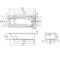 Акриловая ванна AM.PM X-Joy W88A-170-070W-A 170×70 — 10