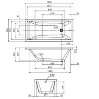 Экран для ванны фронтальный AM.PM Gem 150×70 / W93A-150-070W-P — 4