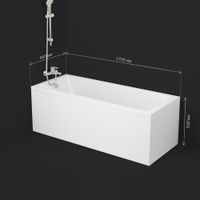 Акриловая ванна AM.PM Gem W93A-170-070W-A 170×70 — 8