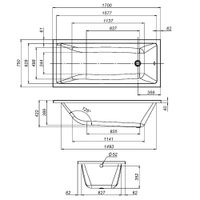 Акриловая ванна AM.PM Gem W93A-170-075W-A 170×75 — 10