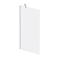 Шторка на ванну AM.PM Gem 80×140 неподвижная / W90BS-080-140CT хром + прозрачное стекло — 1