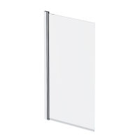 Шторка на ванну AM.PM Gem 80×140 поворотная / W90BS-D080-140CT хром + прозрачное стекло — 1