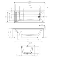 Акриловая ванна AM.PM Gem W93A-180-070W-A 180×70 — 10