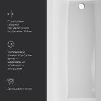 Акриловая ванна AM.PM Gem W93A-180-070W-A 180×70 — 6