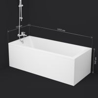 Акриловая ванна AM.PM Gem W93A-180-080W-A 180×80 — 8