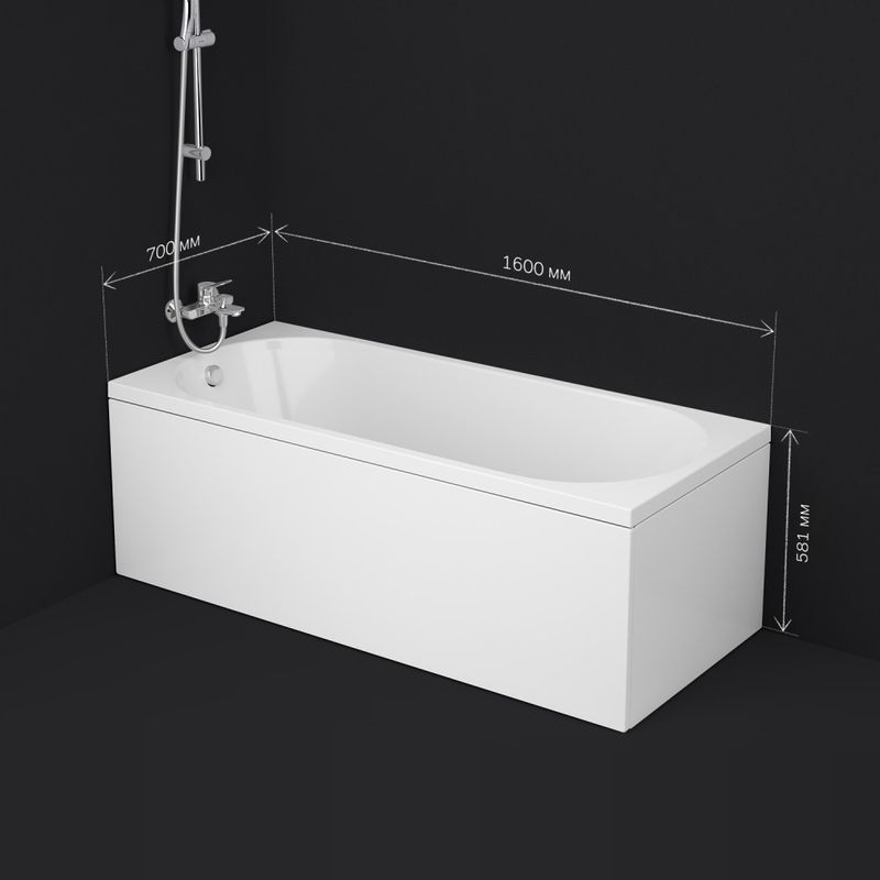 Акриловая ванна AM.PM X-Joy W94A-160-070W-A1 160×70