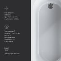 Акриловая ванна AM.PM X-Joy W94A-160-070W-A1 160×70 — 6