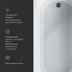 W94A-180-080W-A X-Joy Ванна акриловая 180х80