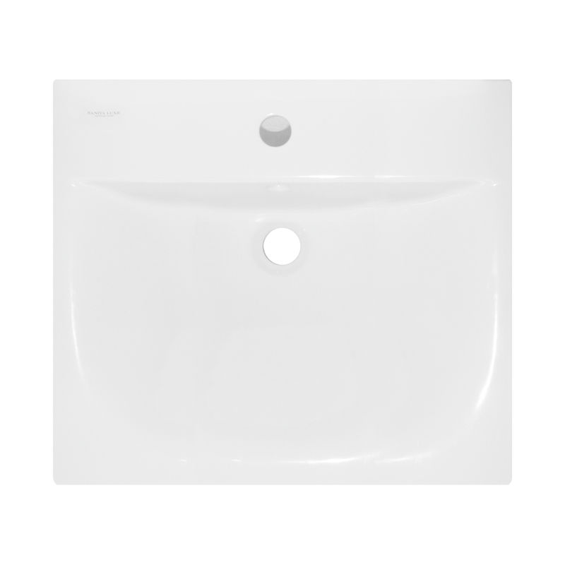 Раковина Sanita Breeze 50 см / WB.FN/Breeze/50-C/WHT.G/S1