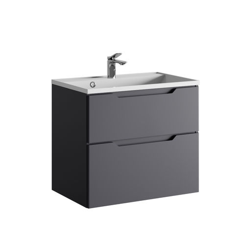 Тумба под раковину Raval Wector 70 подвесная Wct.01.70/P/A/MD антрацит