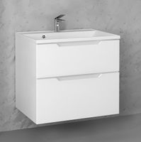 Тумба под раковину Raval Wector 70 подвесная Wct.01.70/P/W/MD белая — 3