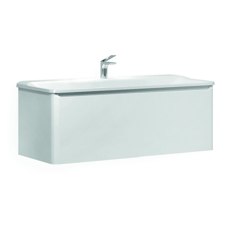 Тумба под раковину Raval Welto 100 подвесная Wel.01.100/P/W/RL белая