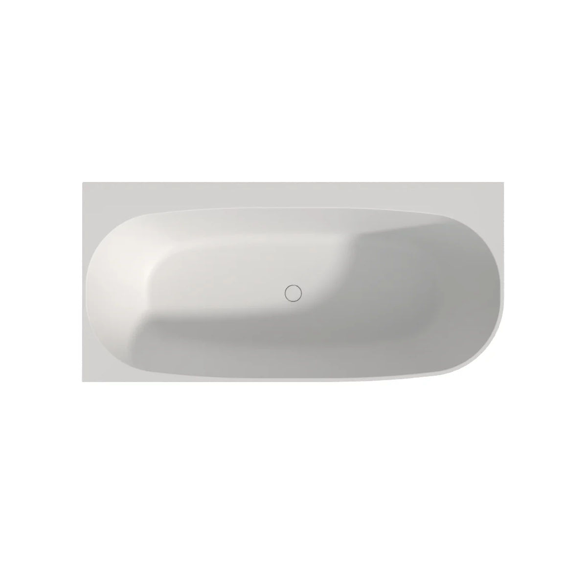 Ванна WHITECROSS Magnet 170x80 L (белый мат) иск. камень