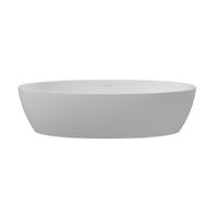 Раковина WHITECROSS Nesko 58x37 иск. камень solid surface / 0744.058037.200 белый матовый — 3