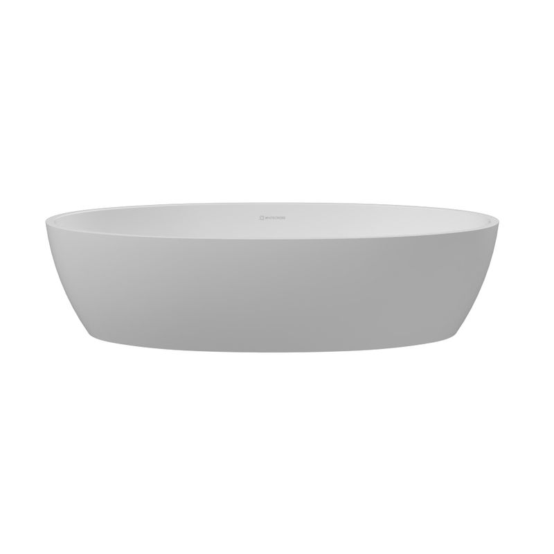 Раковина WHITECROSS Nesko 58x37 иск. камень solid surface / 0744.058037.200 белый матовый