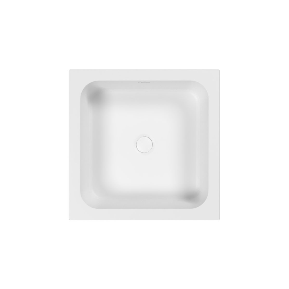 Умывальник WHITECROSS Meloris 45x45 (белый мат) иск. камень