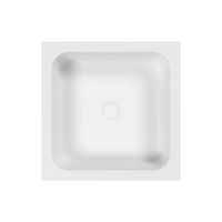 Раковина WHITECROSS Meloris 45x45 иск. камень solid surface / 0745.045045.200 белый матовый — 2