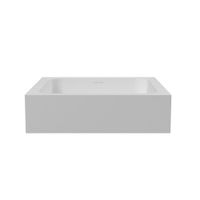 Раковина WHITECROSS Meloris 45x45 иск. камень solid surface / 0745.045045.200 белый матовый — 3