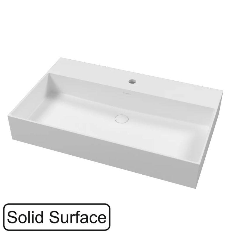 Раковина WHITECROSS Lois 80x49 иск. камень solid surface / 0746.080049.200 белый матовый