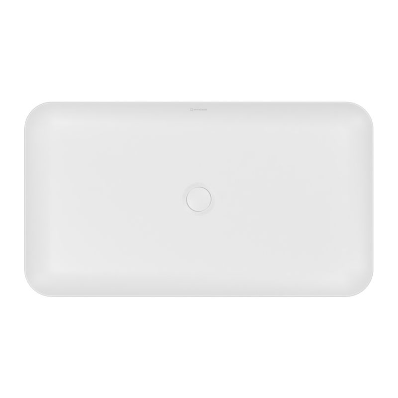 Раковина WHITECROSS Emiri 75x42 иск. камень solid surface / 0747.075042.200 белый матовый