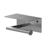 Держатель туалетной бумаги с полкой WHITECROSS Ergo ER2261NIB (брашированный никель) — 1